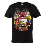 KOSZULKA ŚWIĄTECZNA MĘSKA SANTA ZOMBIE MINIONS HAPPY HOLIDAY