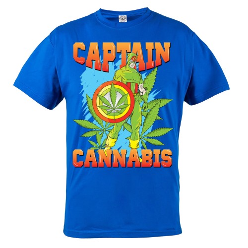 KOSZULKA ŚMIESZNE CAPITAN CANNABIS 3