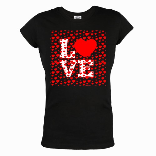 KOSZULKA WALENTYNKOWA PREZENT NA WALENTYNKI DLA NIEJ LOVE 