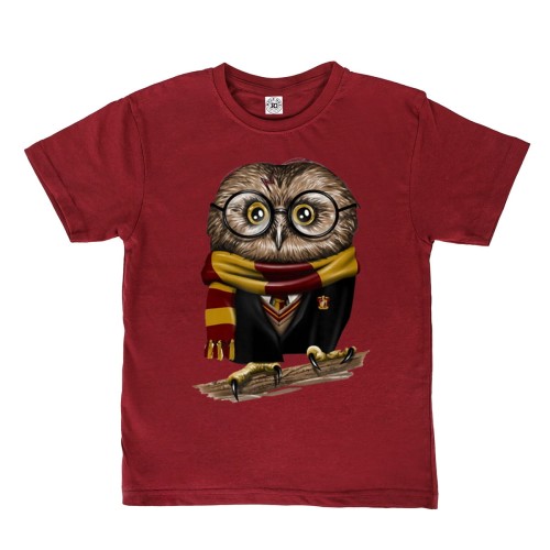 DZIECIĘCA KOSZULKA FILMOWA HARRY POTTER HOGWART GRYFFINDOR SOWA 1