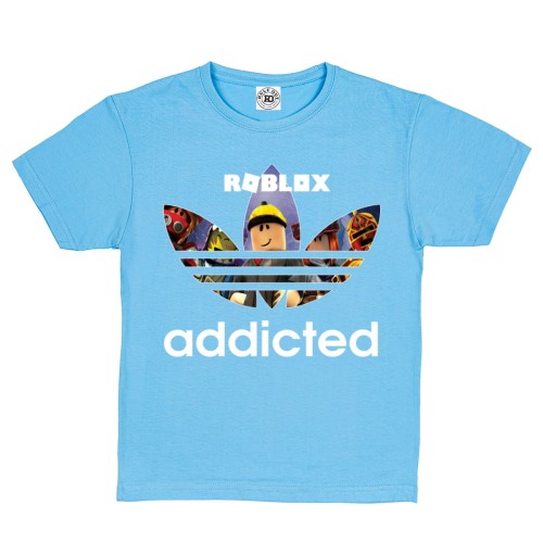 DZIECIĘCA KOSZULKA GRA ROBLOX ADDICTED 1