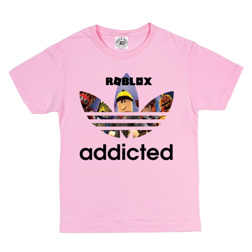DZIECIĘCA KOSZULKA GRA ROBLOX ADDICTED 1