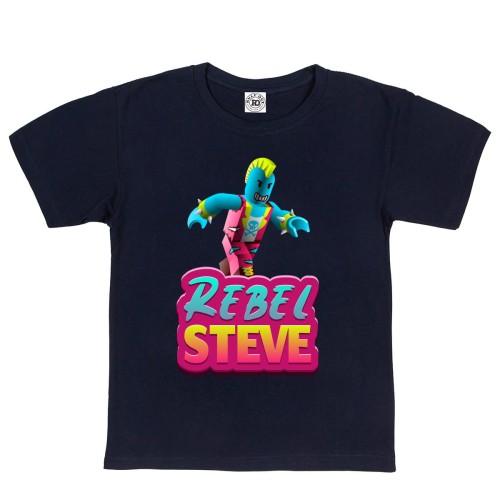 DZIECIĘCA KOSZULKA GRA ROBLOX REBEL STEVE 1