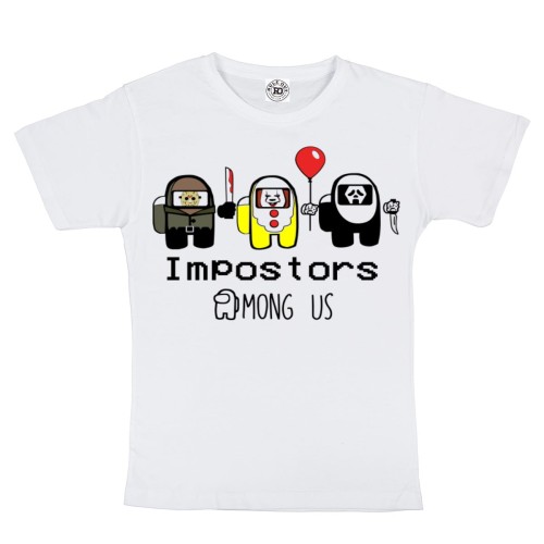 DZIECIĘCA KOSZULKA GRA AMONG US IMPOSTOR HALLOWEEN 1
