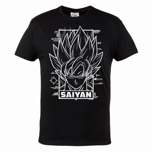 KOSZULKA DRAGON BALL SUPER SAIYAN BLACK AND WHITE