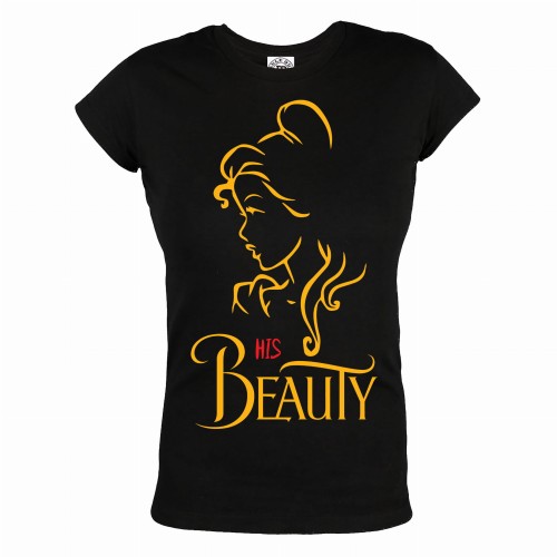 ZESTAW KOSZULEK WALENTYNKOWYCH LOVE PREZENT NA WALENTYNKI HIS BEAUTY HER BEAST PIĘKNA I BESTIA 2