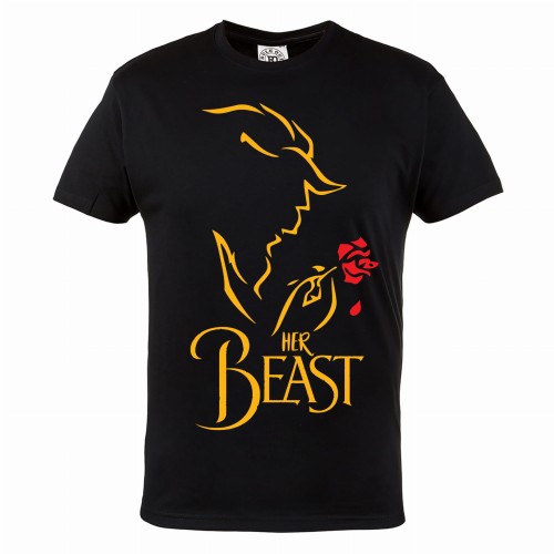 ZESTAW KOSZULEK WALENTYNKOWYCH LOVE PREZENT NA WALENTYNKI HIS BEAUTY HER BEAST PIĘKNA I BESTIA 3