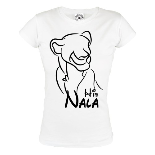 ZESTAW KOSZULEK WALENTYNKOWYCH LOVE PREZENT NA WALENTYNKI DLA PARY LION KING KRÓL LEW HIS  NALA HER SIMBA 2