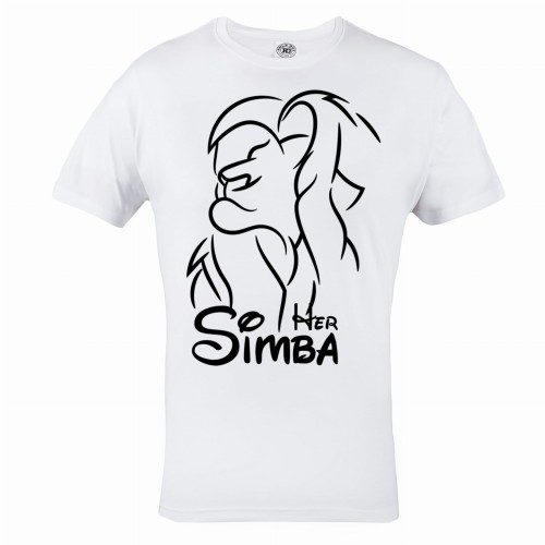 ZESTAW KOSZULEK WALENTYNKOWYCH LOVE PREZENT NA WALENTYNKI DLA PARY LION KING KRÓL LEW HIS  NALA HER SIMBA 3