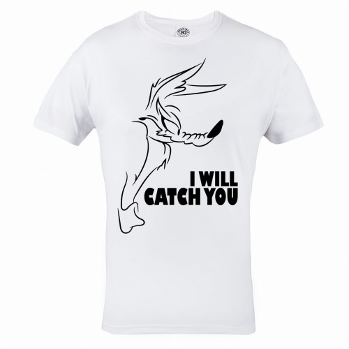 ZESTAW KOSZULEK WALENTYNKOWYCH LOVE PREZENT NA WALENTYNKI DLA PARY CATCH ME IF YOU CAN KOJOT STRUŚ PĘDZIWIATR 2