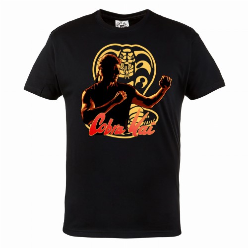 MĘSKA KOSZULKA Z NADRUKIEM SERIAL COBRA KAI KARATE KID  1