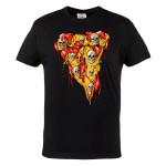 ŚMIESZNA KOSZULKA NA PREZENT PIZZA LOVER CZASZKI SKULLS