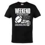 MĘSKA KOSZULKA SPORTOWA RUGBY WEEKEND FORECAST PIWO