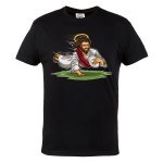 MĘSKA KOSZULKA SPORTOWA RUGBY JEZUS RUGBYSTA 