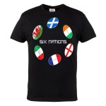 MĘSKA KOSZULKA SPORTOWA RUGBY PUCHAR SZEŚCIU NARODÓW