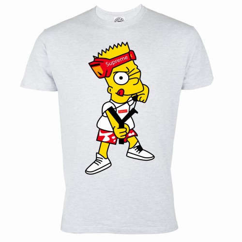 MĘSKA KOSZULKA SERIAL THE SIMPSONS SIMPSONOWIE BART SIMPSON SUPREME 
