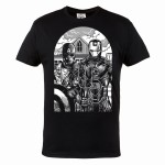 MĘSKA KOSZULKA FILMOWA MARVEL AVENGERS IRON MAN KAPITAN AMERYKA