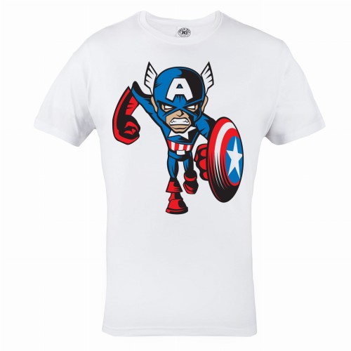 MĘSKA KOSZULKA FILMOWA MARVEL AVENGERS CAPTAIN AMERICA KAPITAN AMERYKA