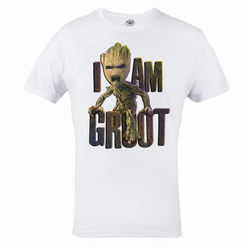 MĘSKA KOSZULKA FILMOWA MARVEL AVENGERS STRAŻNICY GALAKTYKI GUARDIANS OF THE GALAXY I AM GROOT 1