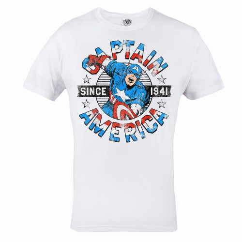 MĘSKA KOSZULKA FILMOWA MARVEL AVENGERS CAPTAIN AMERICA KAPITAN AMERYKA 1