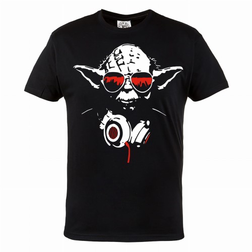 MĘSKA KOSZULKA MUZYCZNA MUZYKA MUSIC DJ YODA SŁUCHAWKI