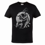 MĘSKA KOSZULKA MUZYCZNA MUZYKA ROCK AND ROLL KOSMONAUTA GITARA