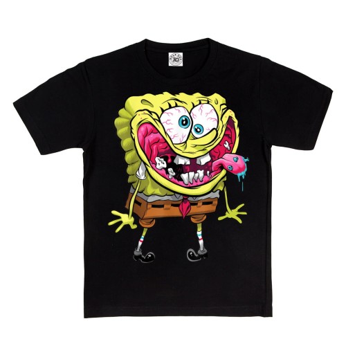 DZIECIĘCA KOSZULKA Z NADRUKIEM SPONGEBOB KANCIASTOPORTY 1