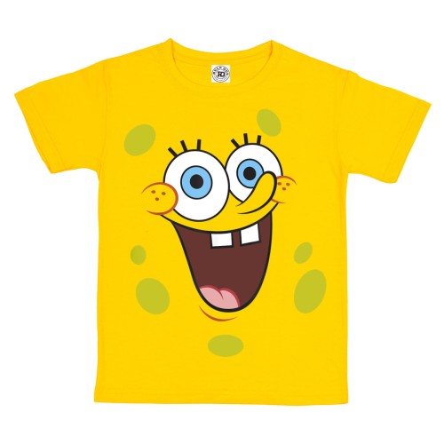 DZIECIĘCA KOSZULKA Z NADRUKIEM SPONGEBOB KANCIASTOPORTY 