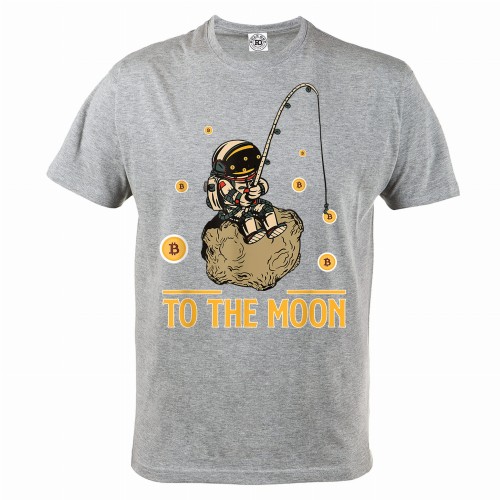 MĘSKA KOSZULKA BITCOIN KRYPTOWALUTY BTC CRYPTO TO THE MOON 1