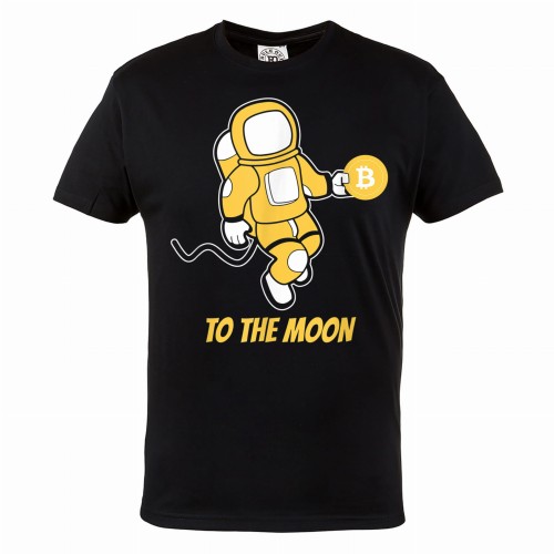 MĘSKA KOSZULKA BITCOIN KRYPTOWALUTY BTC CRYPTO TO THE MOON 1