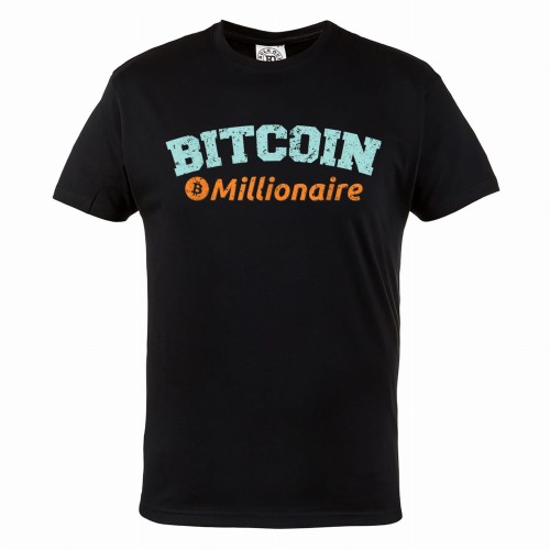 MĘSKA KOSZULKA BITCOIN KRYPTOWALUTY BTC CRYPTO MILIONER 1