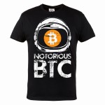MĘSKA KOSZULKA BITCOIN KRYPTOWALUTY NOTORIOUS BTC