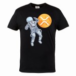 MĘSKA KOSZULKA BITCOIN KRYPTOWALUTY BTC CRYPTO KOSMONAUTA