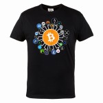 MĘSKA KOSZULKA BITCOIN KRYPTOWALUTY BTC CRYPTO BLOCKCHAIN