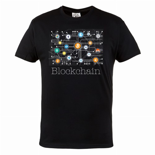 MĘSKA KOSZULKA BITCOIN KRYPTOWALUTY BTC CRYPTO BLOCKCHAIN 1