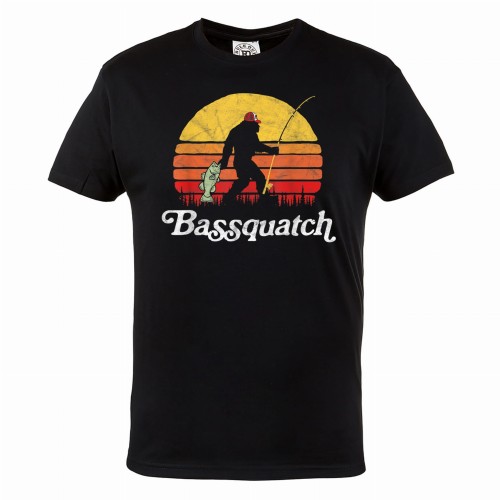 MĘSKA KOSZULKA WĘDKARSKA DLA WĘDKARZA WĘDKARSTWO RYBY FISHING WĘDKA BASSQUATCH