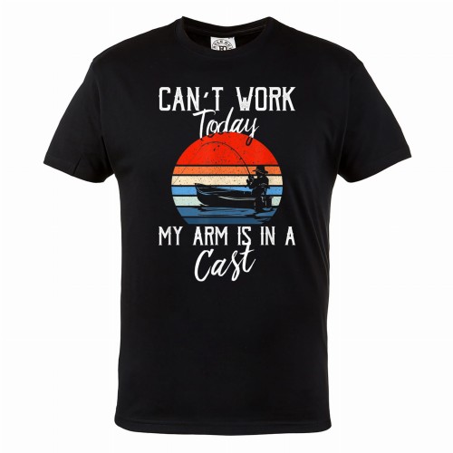 MĘSKA KOSZULKA WĘDKARSKA DLA WĘDKARZA WĘDKARSTWO RYBY FISHING MY ARIM IS IN A CAST 