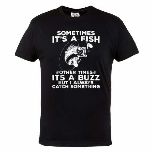 MĘSKA KOSZULKA WĘDKARSKA DLA WĘDKARZA FISHING WĘDKARSTWO RYBY SOMETIMES IT'S A FISH 1