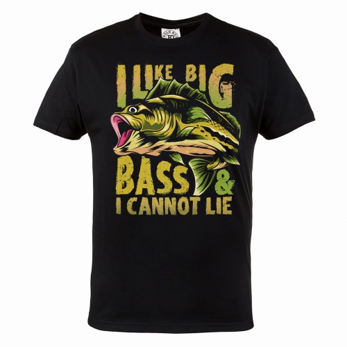 MĘSKA KOSZULKA WĘDKARSKA DLA WĘDKARZA WĘDKARSTWO RYBY FISHING I LIKE BIG BASS 1