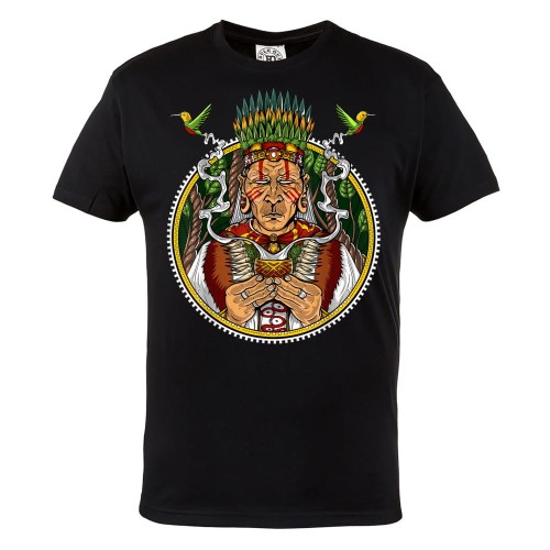 MĘSKA KOSZULKA CANNABIS MARIHUANA ZIOŁO WEED MĘDRZEC SZAMAN 1