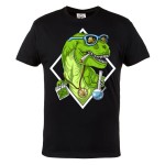 MĘSKA KOSZULKA CANNABIS MARIHUANA ZIOŁO WEED JOINT HIGH ODLOT DINOZAUR