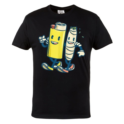 MĘSKA KOSZULKA CANNABIS MARIHUANA ZIOŁO WEED JOINT HIGH ODLOT ZAPALNICZKA