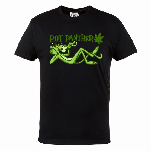 MĘSKA KOSZULKA CANNABIS MARIHUANA ZIOŁO WEED JOINT HIGH POT PANTHER ZIELONA PANTERA