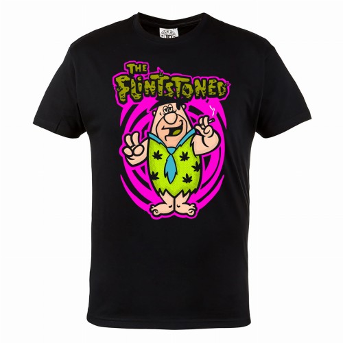 MĘSKA KOSZULKA CANNABIS MARIHUANA ZIOŁO WEED JOINT HIGH FRED FLINSTON THE FLINSTONED