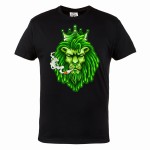 MĘSKA KOSZULKA CANNABIS MARIHUANA ZIOŁO WEED  HIGH ODLOT JOINT LEW