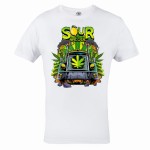 MĘSKA KOSZULKA CANNABIS MARIHUANA ZIOŁO WEED JOINT HIGH SOUR DIESEL