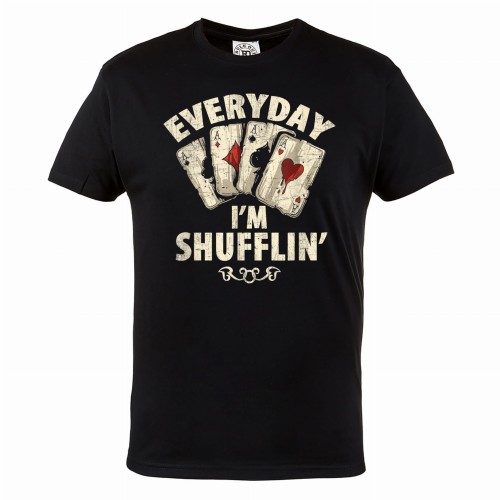 MĘSKA KOSZULKA POKER TEXAS HOLDEM KARTY TALIA KASYNO EVERYDAY I'M SHUFFLIN' 1