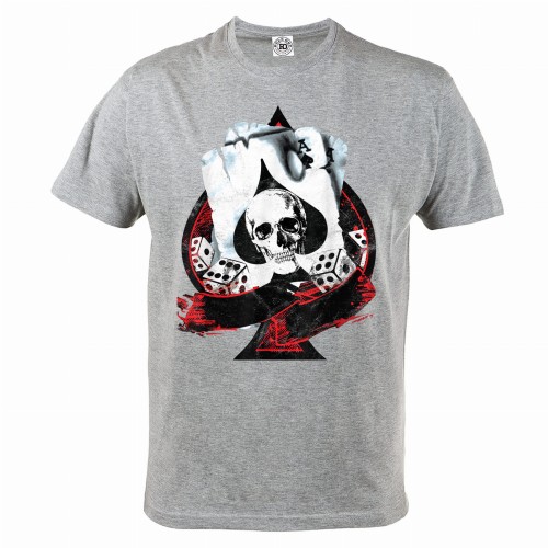 MĘSKA KOSZULKA POKER TEXAS HOLDEM KARTY TALIA KASYNO AS CZACHA KOSTKI 1