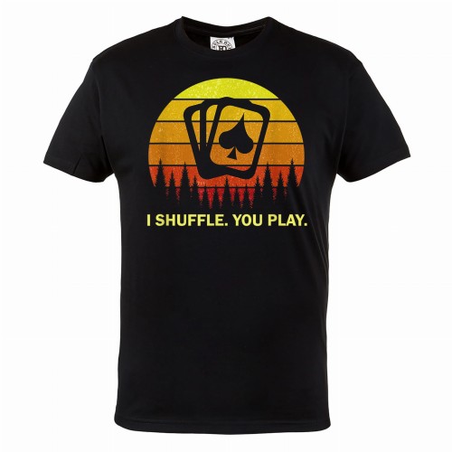 MĘSKA KOSZULKA POKER TEXAS HOLDEM KARTY I SHUFFLE YOU PLAY 1