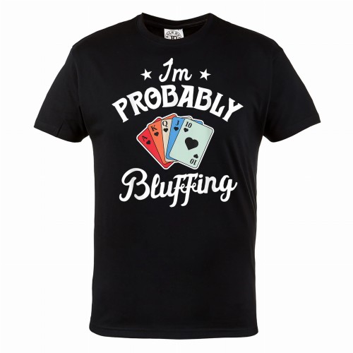 MĘSKA KOSZULKA POKER TEXAS HOLDEM KARTY KASYNO TALIA I'M PROBABLY BLUFFING 1